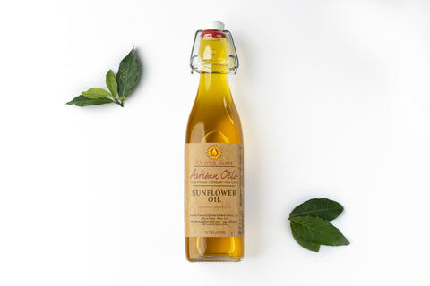 Cold-Pressed, Unrefined "Oliver Farm" Sunflower Oil 473ml