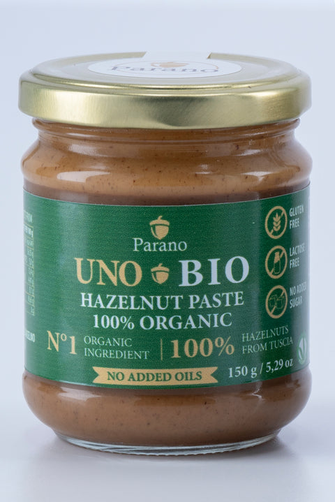 UnoBio: 100% Organic Hazelnut Spread