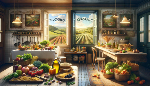 Difference between "Biological" Italian food products and "Organic" in the USA