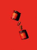 Italian chili peppers spice jar