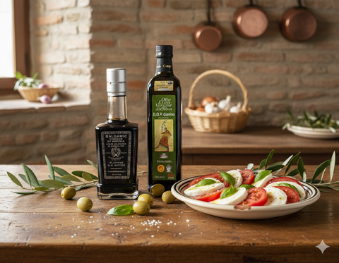 🎄 Taste of Italy Duo – Olive Oil & Balsamic Vinegar Gift Set (25% Off)