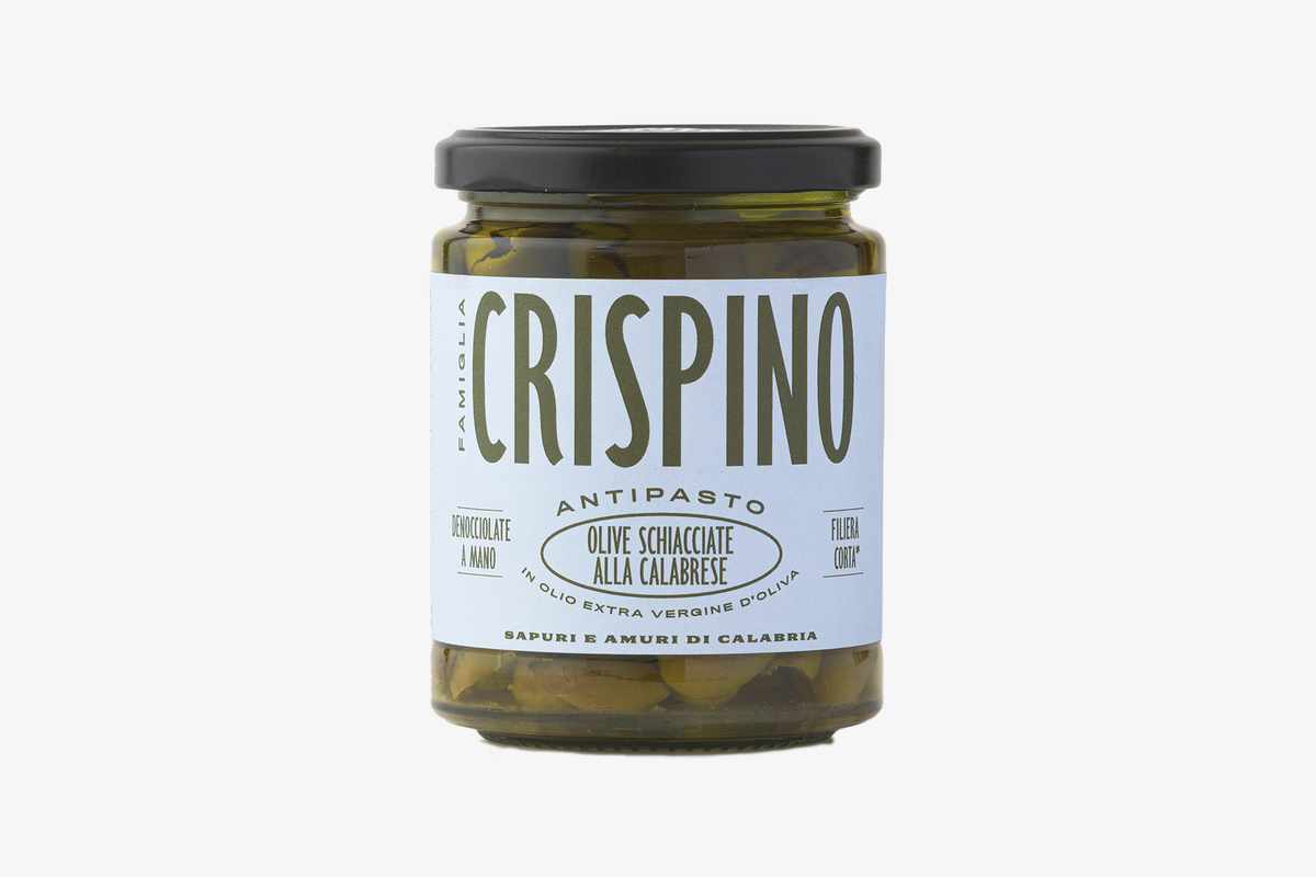Antipasto Olive Schiacciate alla Calabrese (CRUSHED OLIVES CALABRIAN S Taycte