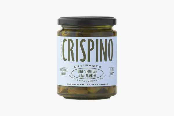 Antipasto Olive Schiacciate alla Calabrese (CRUSHED OLIVES CALABRIAN STYLE)