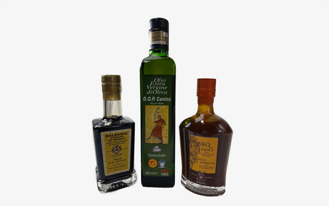 The Triple Treat: Olive Oil, Aged Balsamic Vinegar, and Italian BBQ Sauce